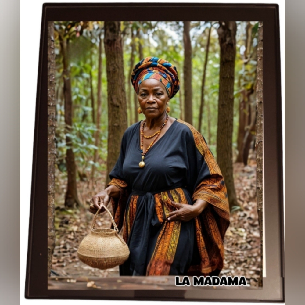 La Madama In A Glass Front Frame 8x10 Picture AI wall